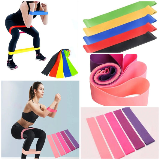 5pcs Multifunction Yoga Resistance Band material tpe