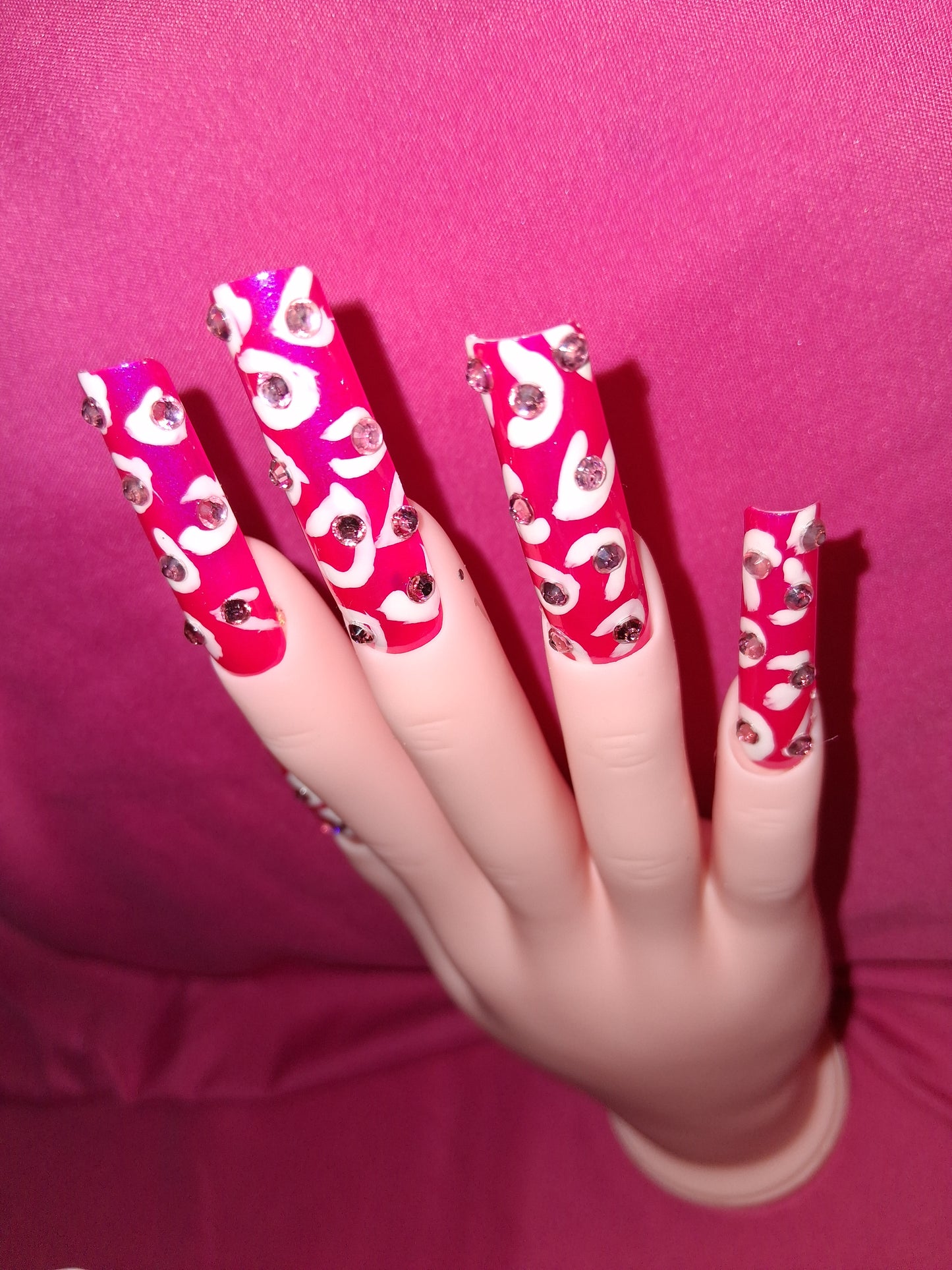 COCOMONEY NAILS CUSTOM 1 OF 1 GLUE ON PRESS ON COMES WITH FREE GIFTS #o8