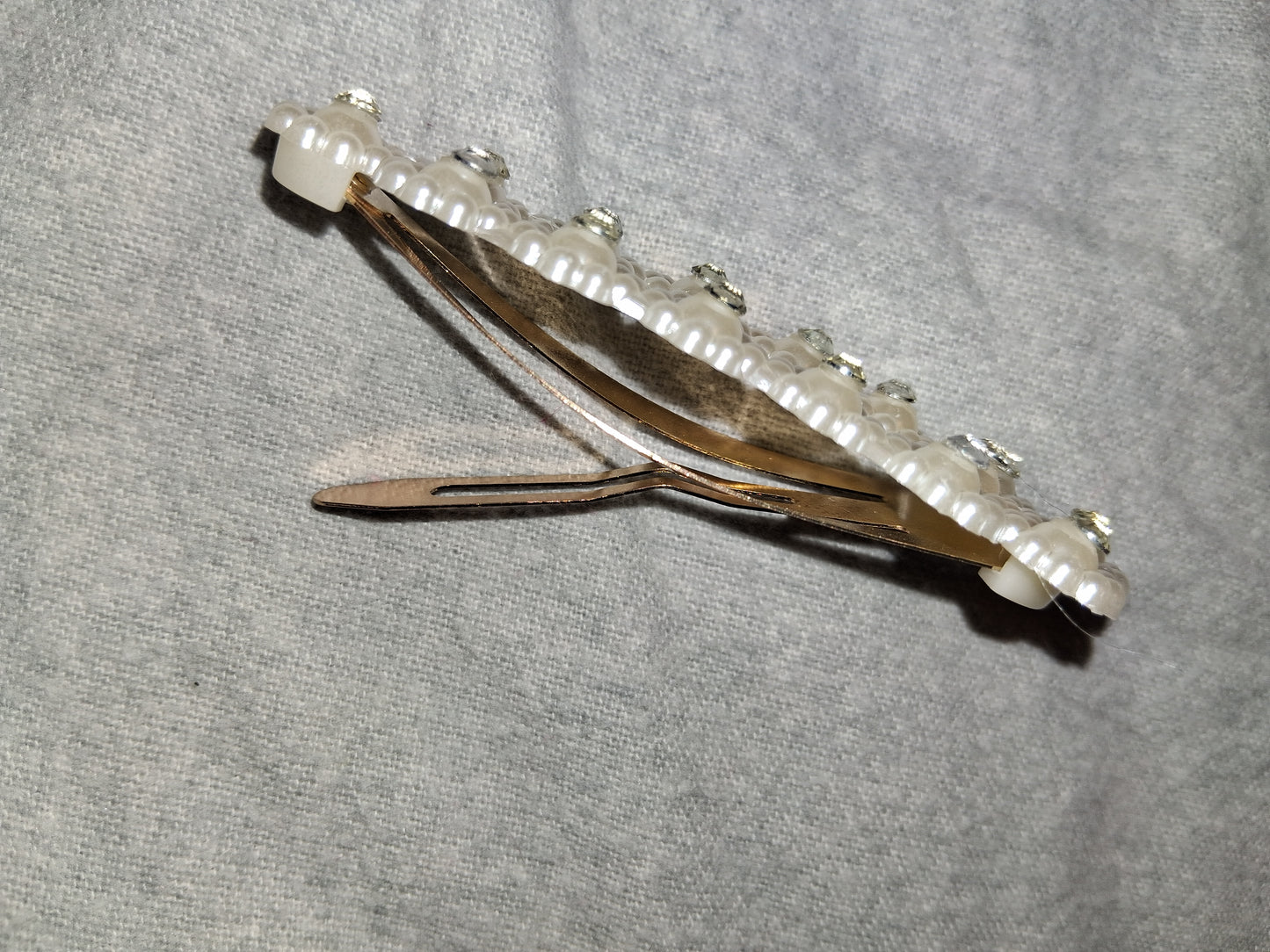 COCOMONEY HAIR CLIP 3INCH with gemstones