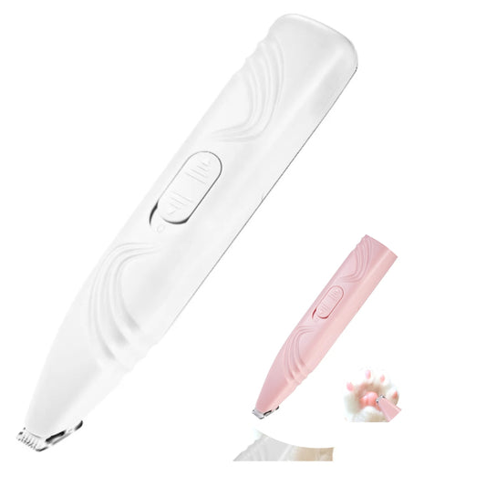 Pet nail Trimmer for Grooming, Cordless Electric Small Pet Grooming Clippers Hair Trimmer for Dogs Cats, Low Noise for Trimming Pet's Hair Around Paws, Eyes, Ears, Face, Rump