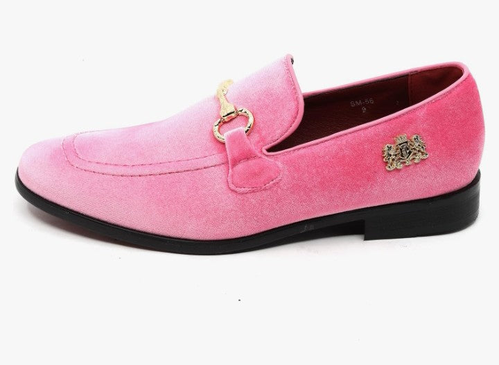 Men's Velvet Designer Classic Dress Tuxedo Smoking Slipper Loafers Slip On Shoes SM-56