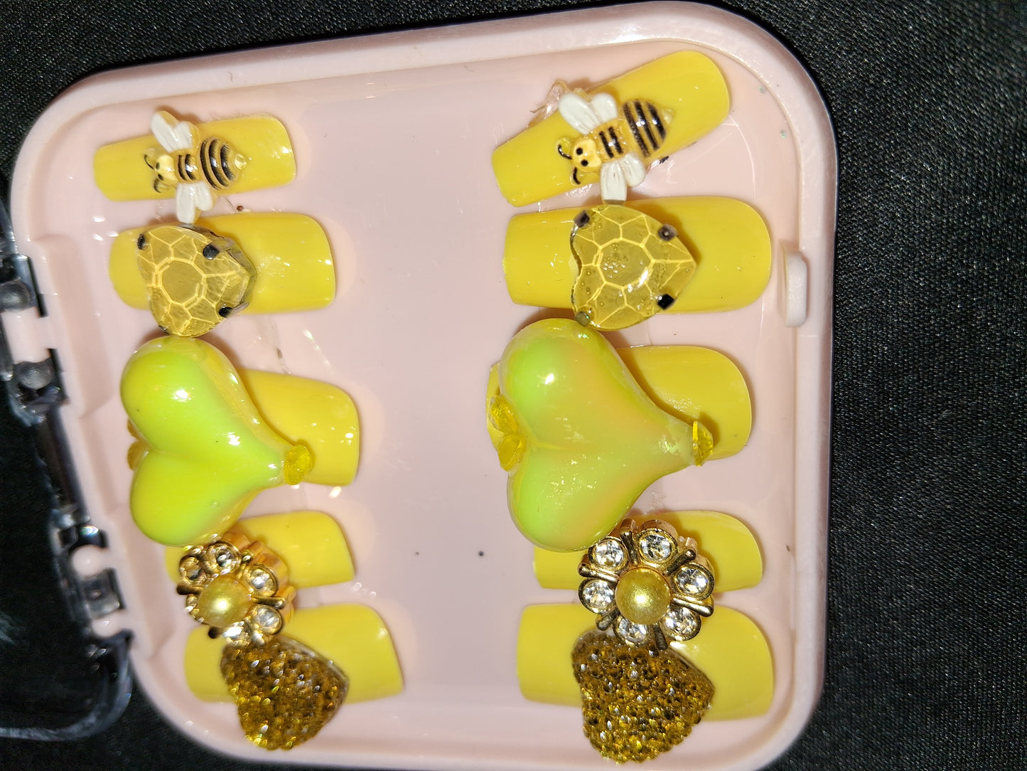 COCOMONEY NAILS CUSTOM ONE OF A KIND PIECES WITH NAIL BAG AND FREE GIFTS