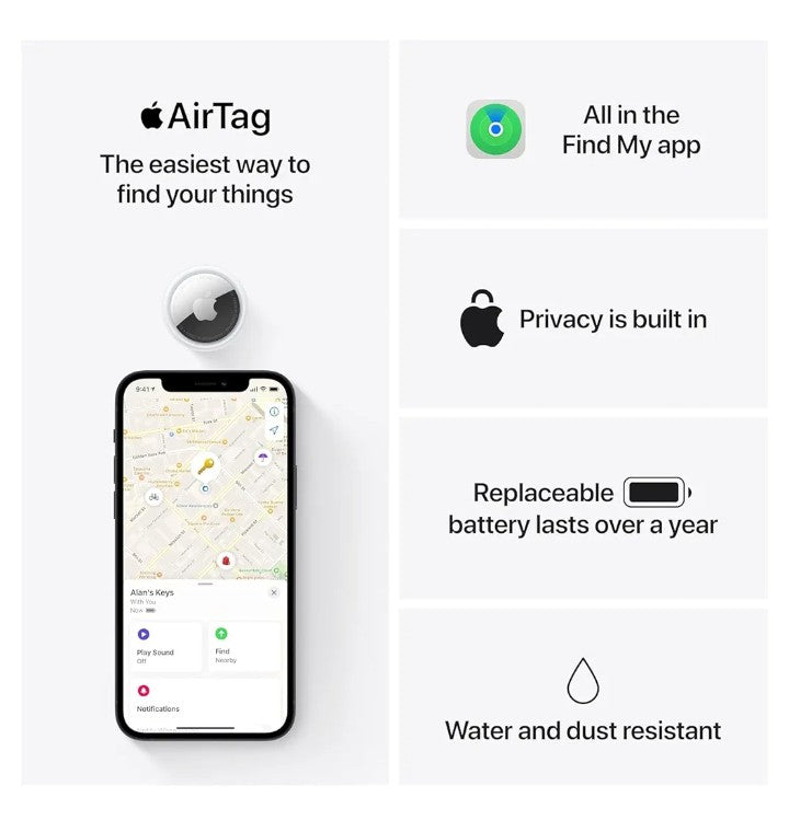 Apple Air tag 4 pack