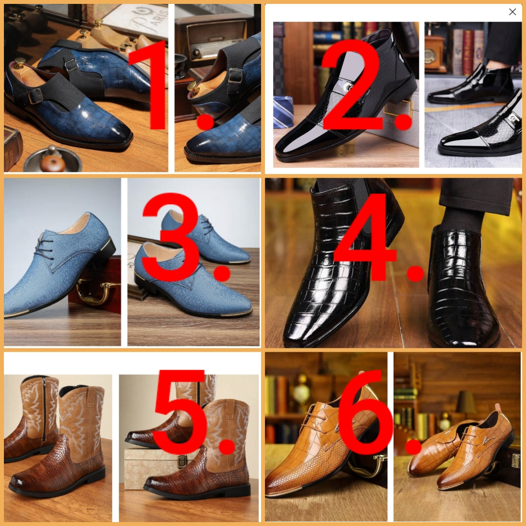 Mens sexy dress shoes 1 pair choose number by the pair you want