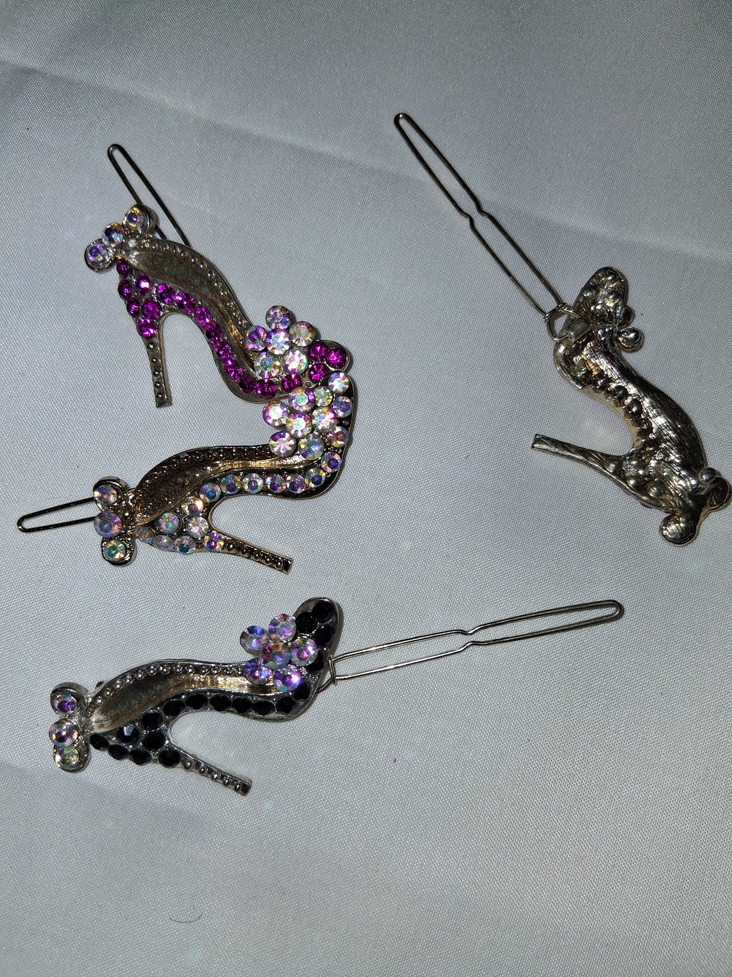 1half inch Hair Clip shoes bling 1 piece COCOMONEY