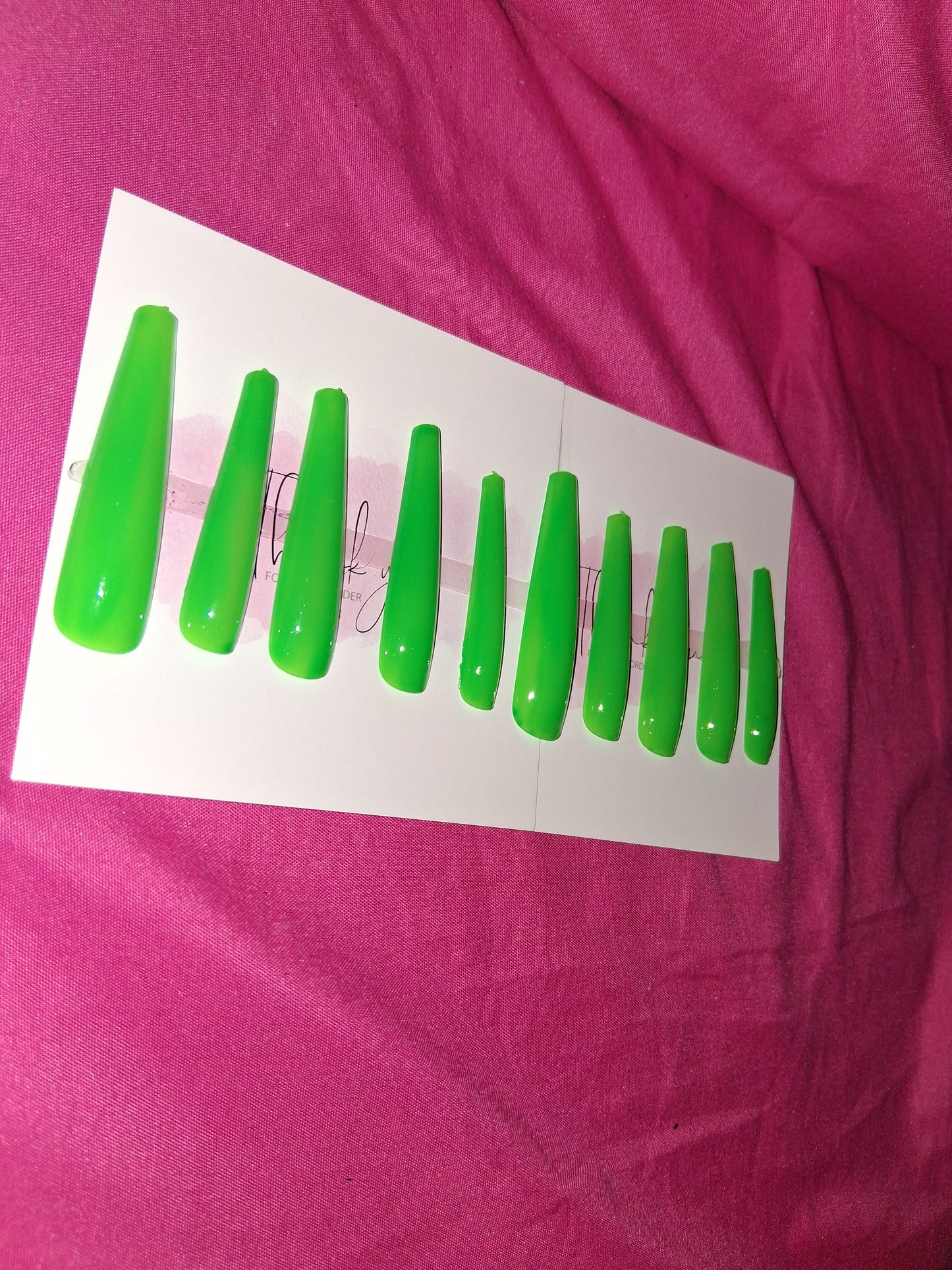 COCOMONEY NAILS CUSTOM 1 OF 1 GLUE ON PRESS ON COMES WITH FREE GIFTS #g6