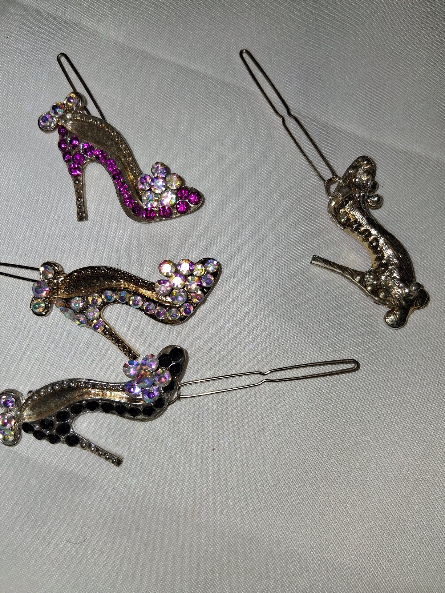 1half inch Hair Clip shoes bling 1 piece COCOMONEY