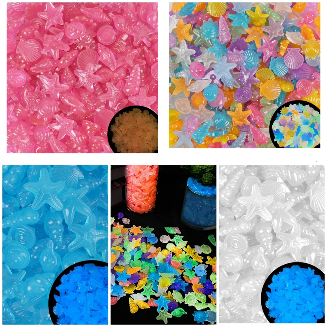 Fish Tank Rocks Glow Rocks for Fish Tank Glow in The Dark Stones Aquarium Decor Pebbles Luminous Stones for Lawn,Pathway,
