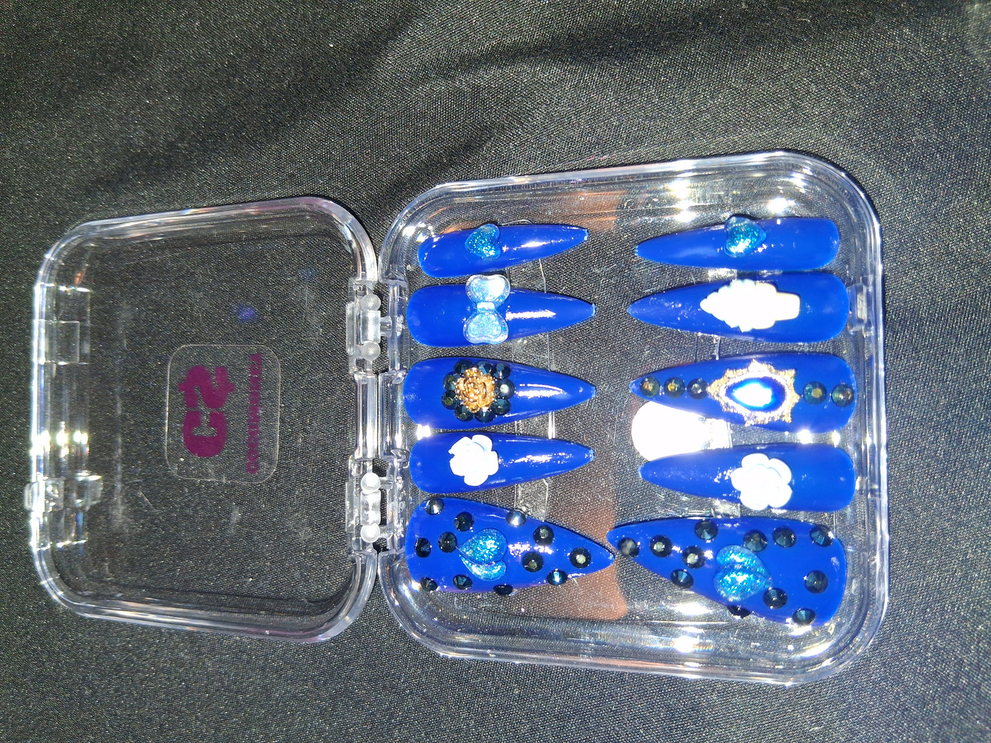 COCOMONEY NAILS CUSTOM ONE OF A KIND PIECES WITH NAIL BAG AND FREE GIFTS ACRYLIC