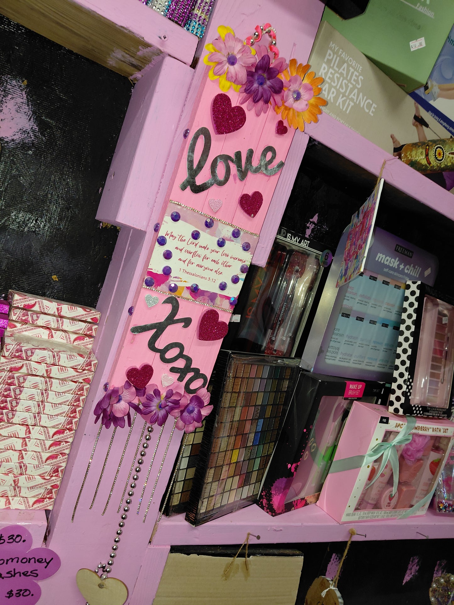 COCOMONEY ART Love And scripture 1 OF 1 CUSTOM PIECE BY COCOMONEY