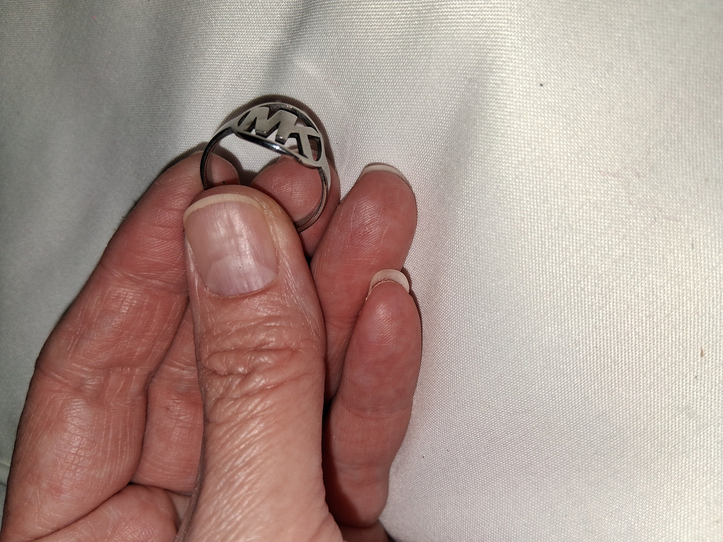 Stainless steel ring size 7