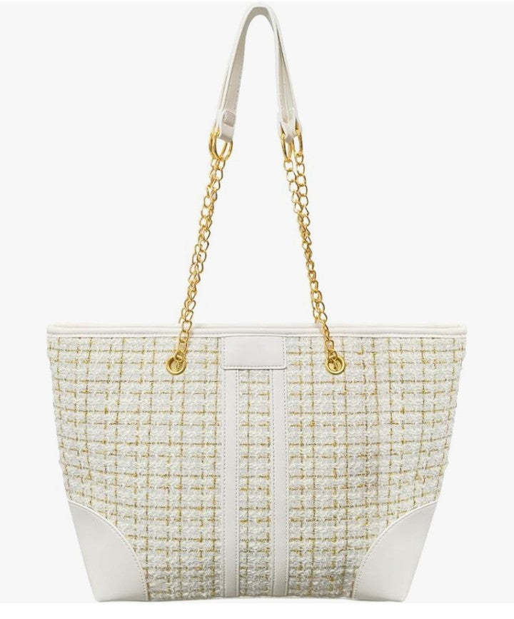 Tote Bag for Women Fashion Top Handle Large Satchel Shoulder Bag Oversized Chain Purse and Handbag Hobo Bags