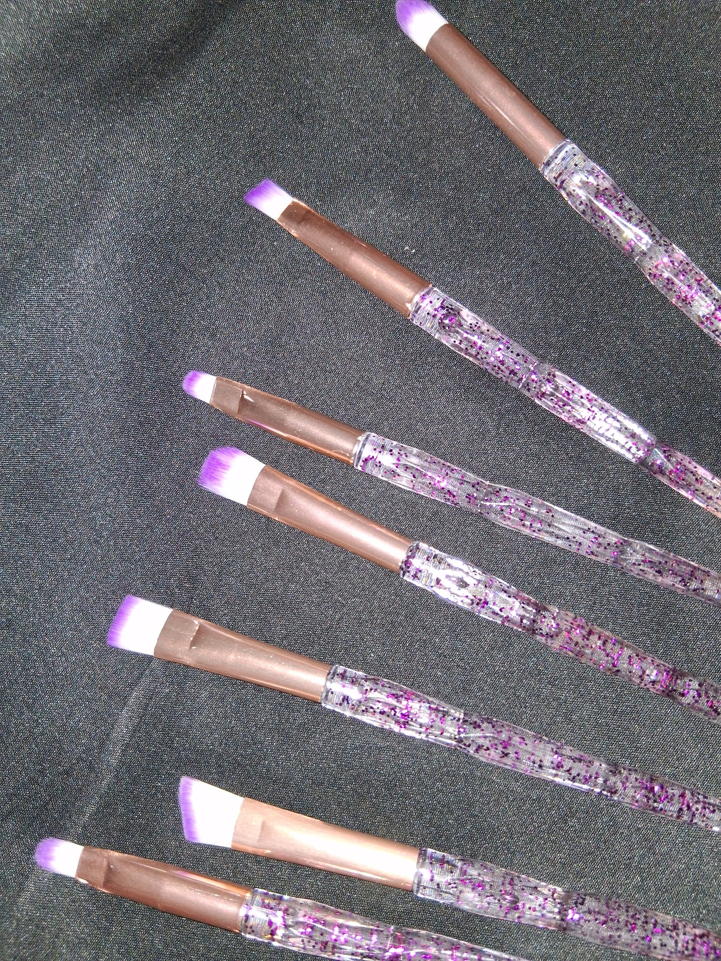COCOMONEY MAKEUP BRUSH SET 7PC purple with free gift 🎁