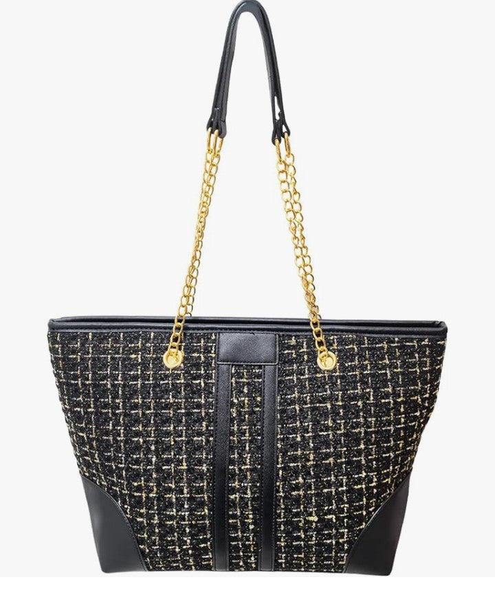 Tote Bag for Women Fashion Top Handle Large Satchel Shoulder Bag Oversized Chain Purse and Handbag Hobo Bags