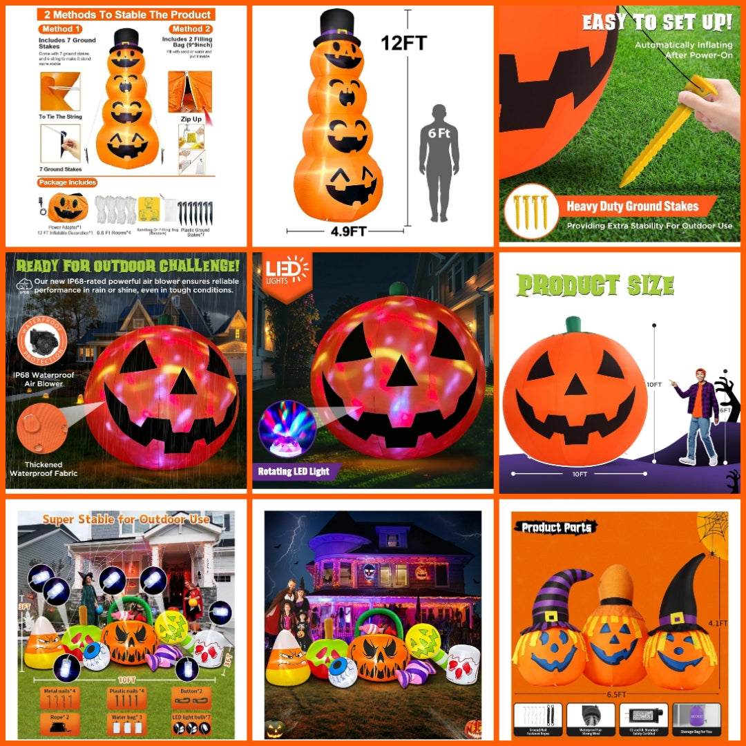 Halloween Inflatables 6 options