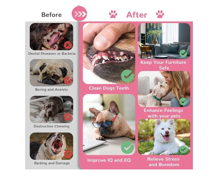 6 Pack Dog Toys for Small Dog Pink Soft Rubber Puppy Toys for Teething Funny Slippers Ball Donut Interactive Set for Small Dog Teething Toys Pet Puppy Toys Set