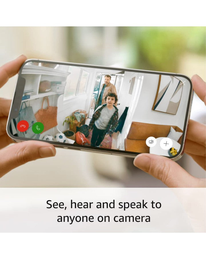 Ring Indoor Cam (2nd Gen) | latest generation, 2023 release | 1080p HD Video & Color Night Vision, Two-Way Talk, and Manual Audio & Video Privacy Cover |