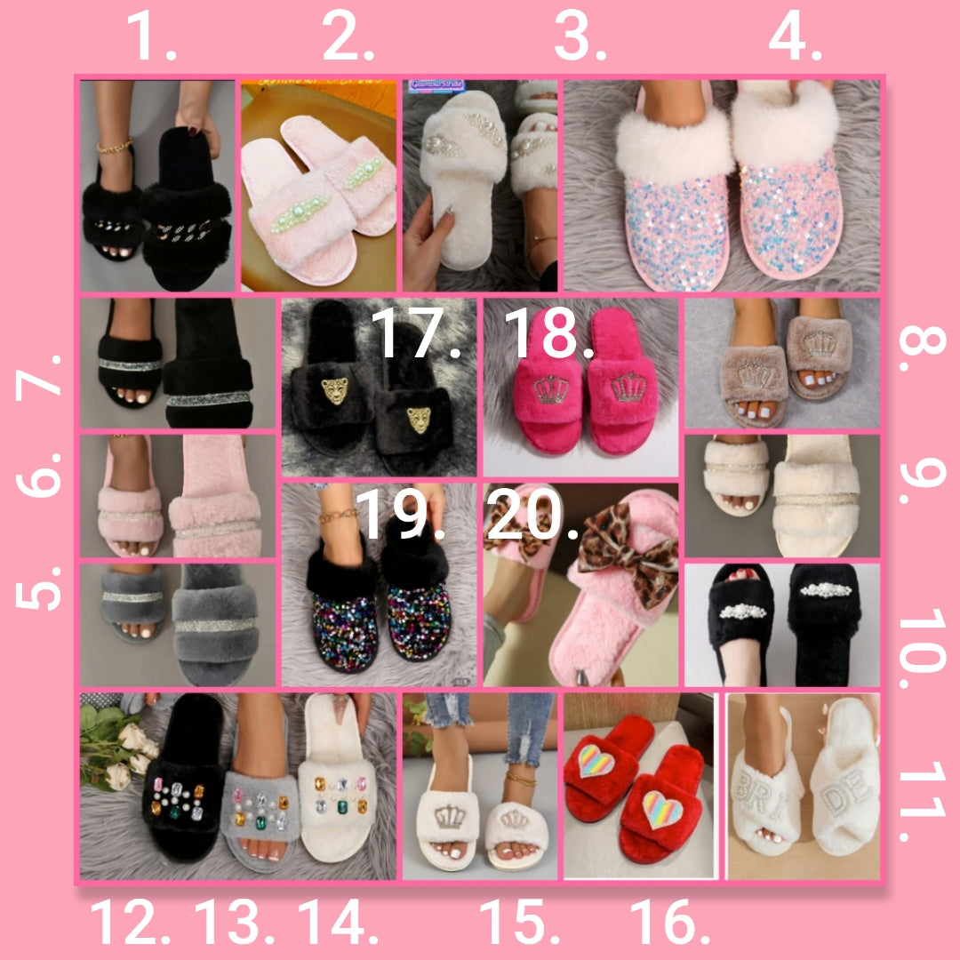 Slippers house shoes 1 pair