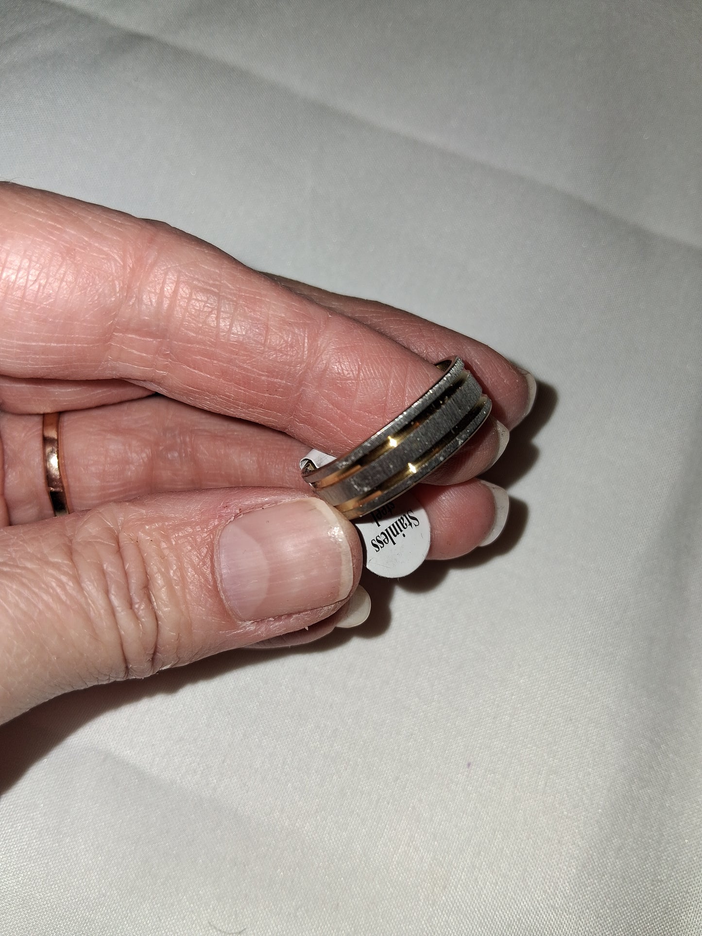COCOMONEY Men's ring costume jewelry size 11.5 stainless steel