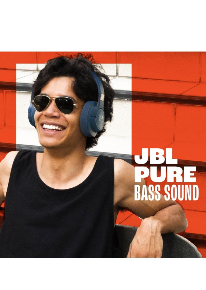 Tune 720BT - Wireless Over-Ear Headphones with JBL Pure Bass Sound, Bluetooth 5.3, Up to 76H Battery Life and Speed Charge, Lightweight, Comfortable and Foldable Design (Black)