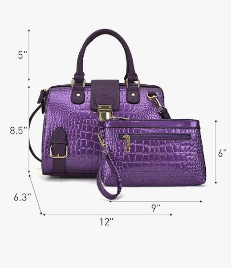 Handbags Purses Fashion Satchel Bags Top Handle Shoulder Bags Vegan Leather Work Bag