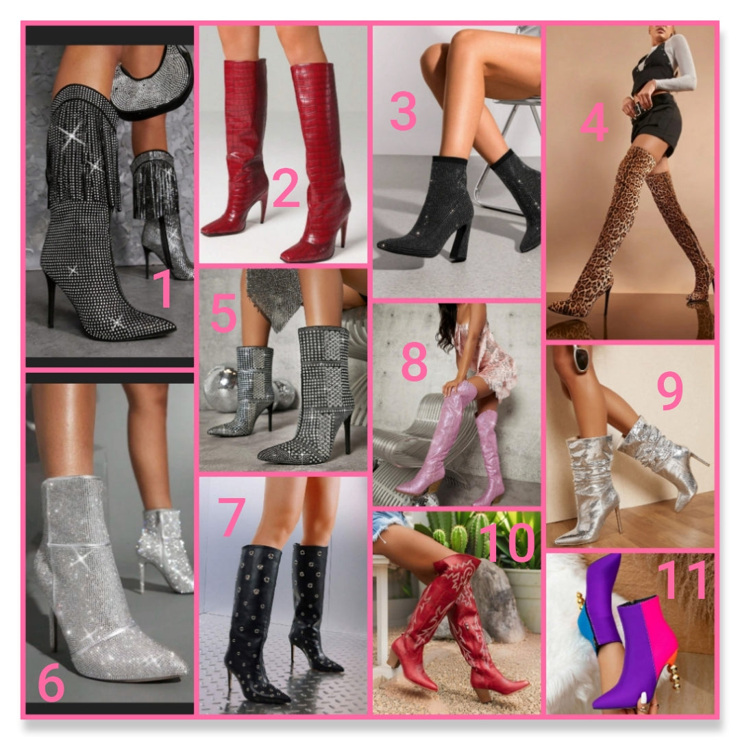 Sexy Boots choose your number option below