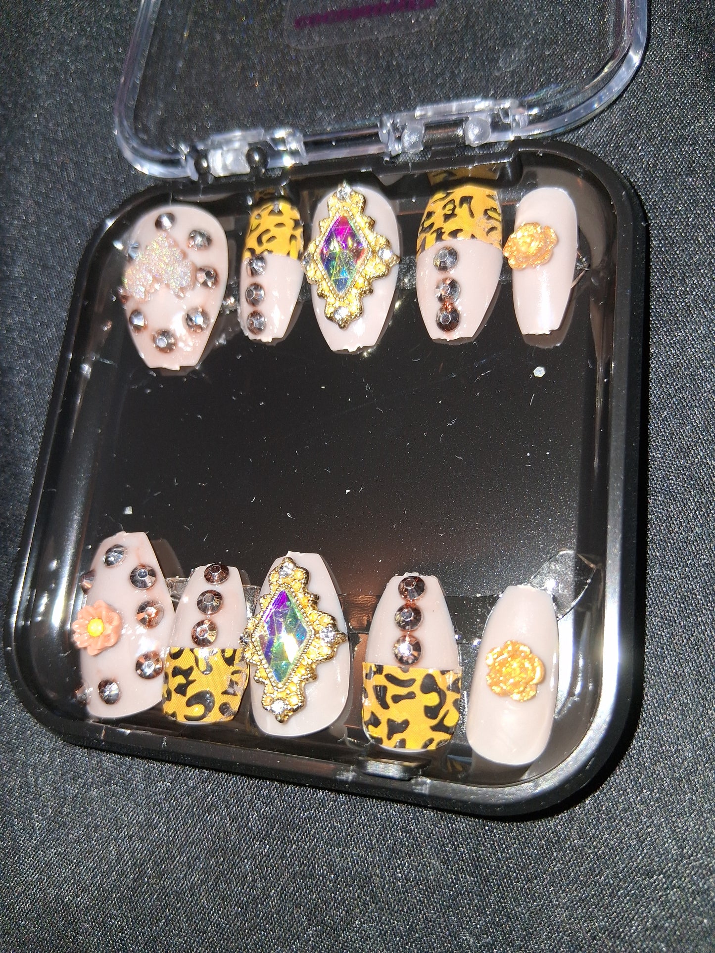 COCOMONEY NAILS CUSTOM ONE OF A KIND PIECES WITH NAIL BAG AND FREE GIFTS ACRYLIC