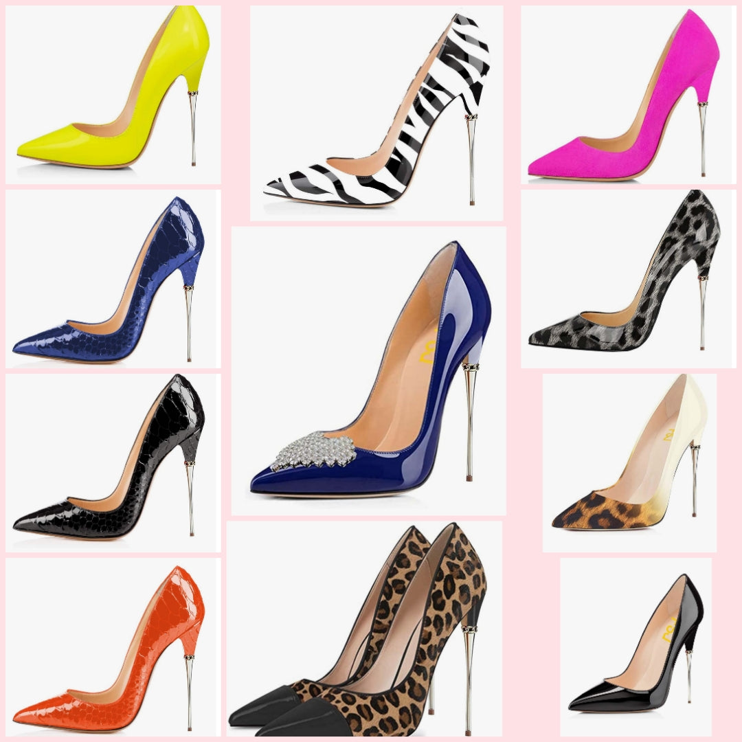 Sexy Slip On Pumps Stiletto Heels Pointy Toe Chic Party Evening Dress