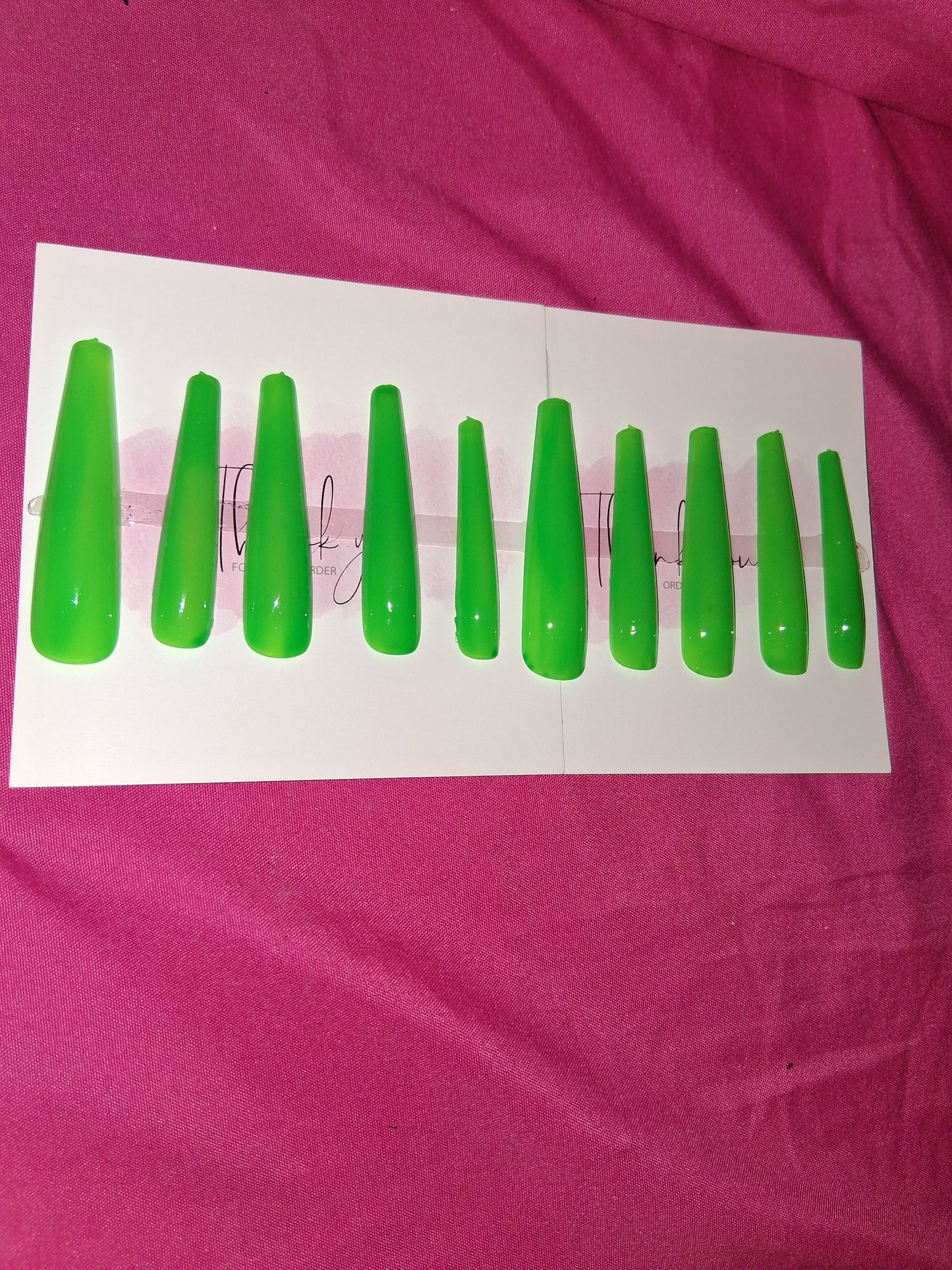 COCOMONEY NAILS CUSTOM 1 OF 1 GLUE ON PRESS ON COMES WITH FREE GIFTS #g6