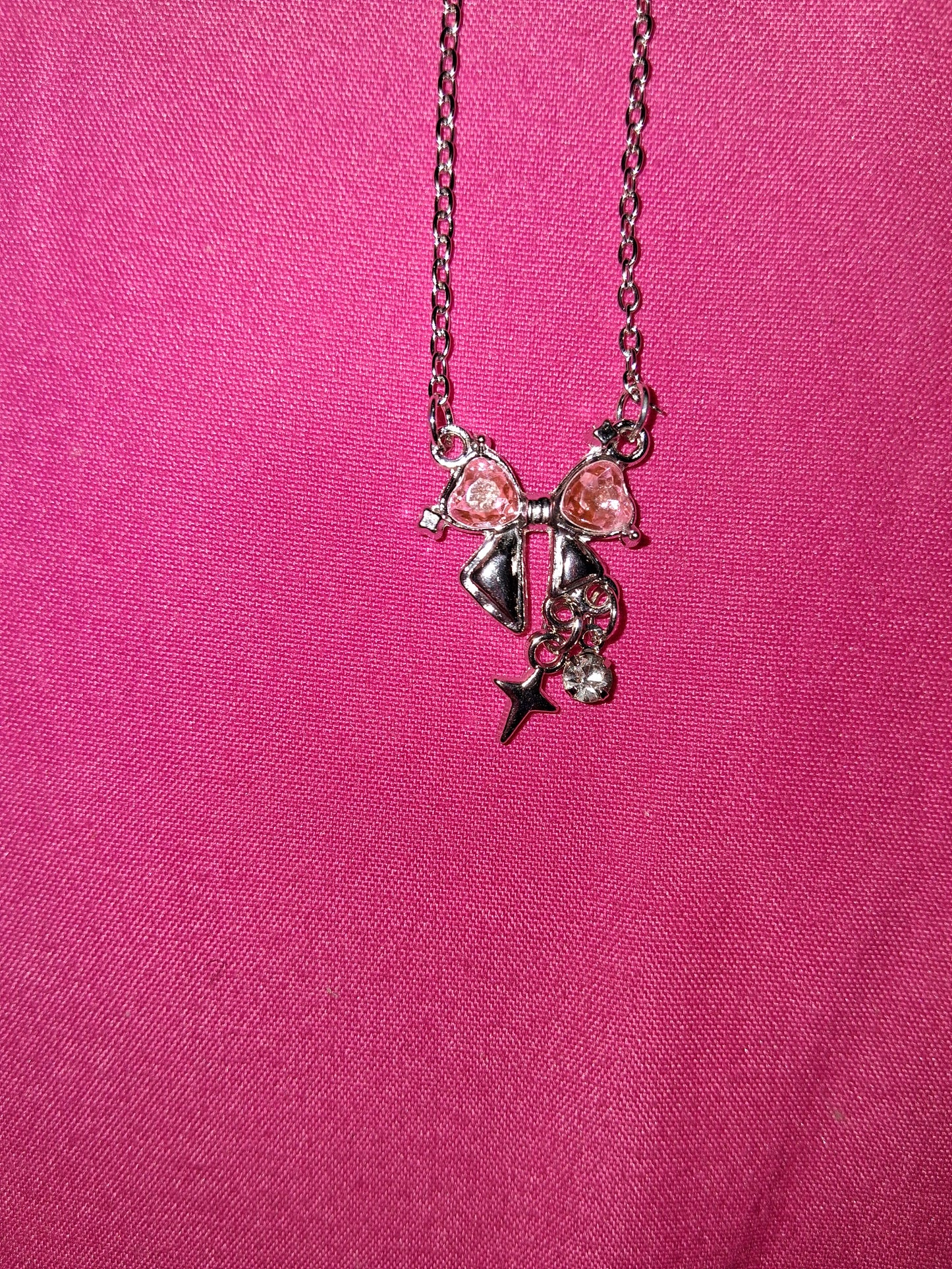 COCOMONEY NECKLACE METAL AND STONES