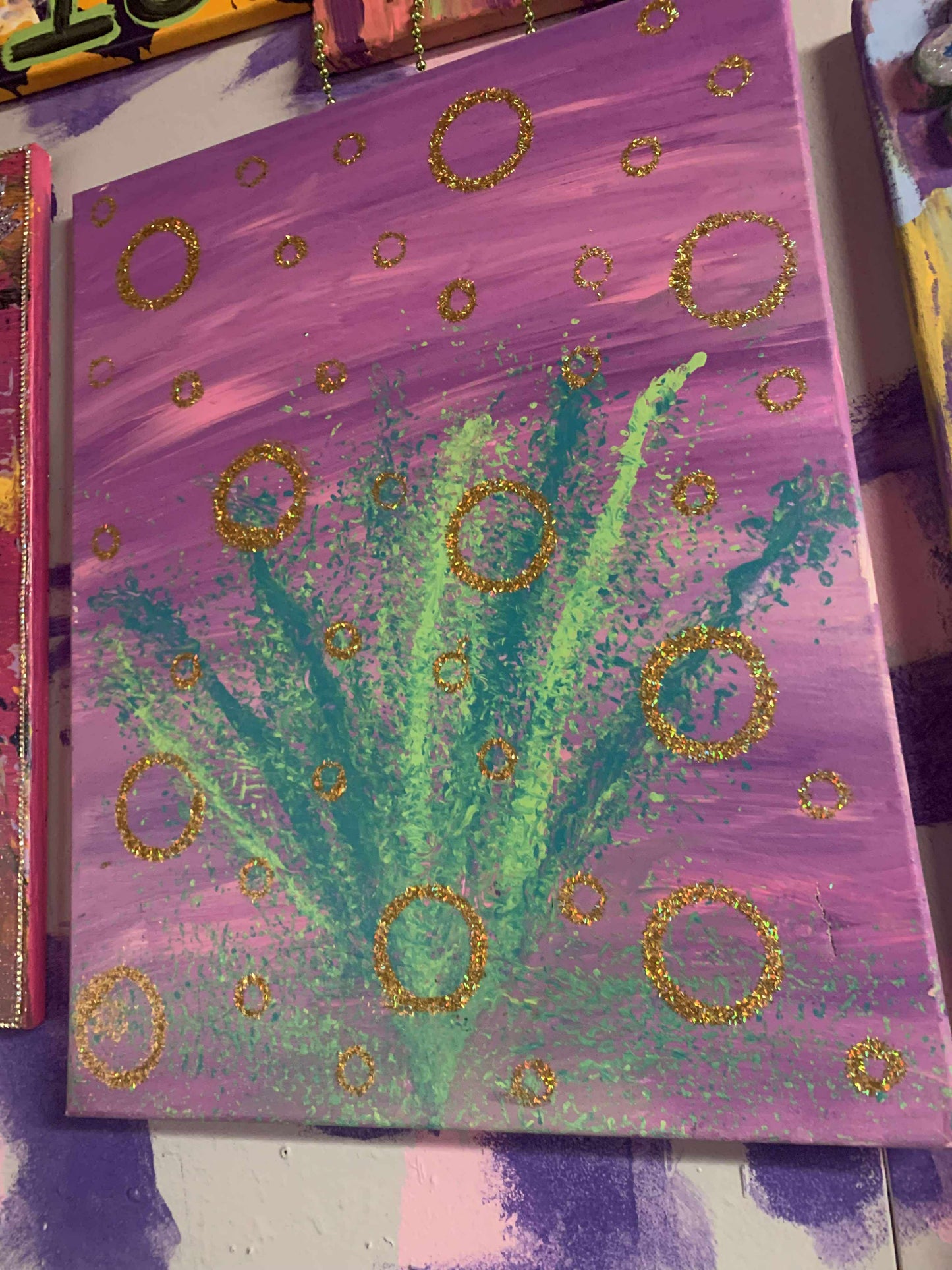 COCOMONEY ART UNDER THE SEA 1 OF 1 CUSTOM PIECE BY COCOMONEY and GLAMOROUS