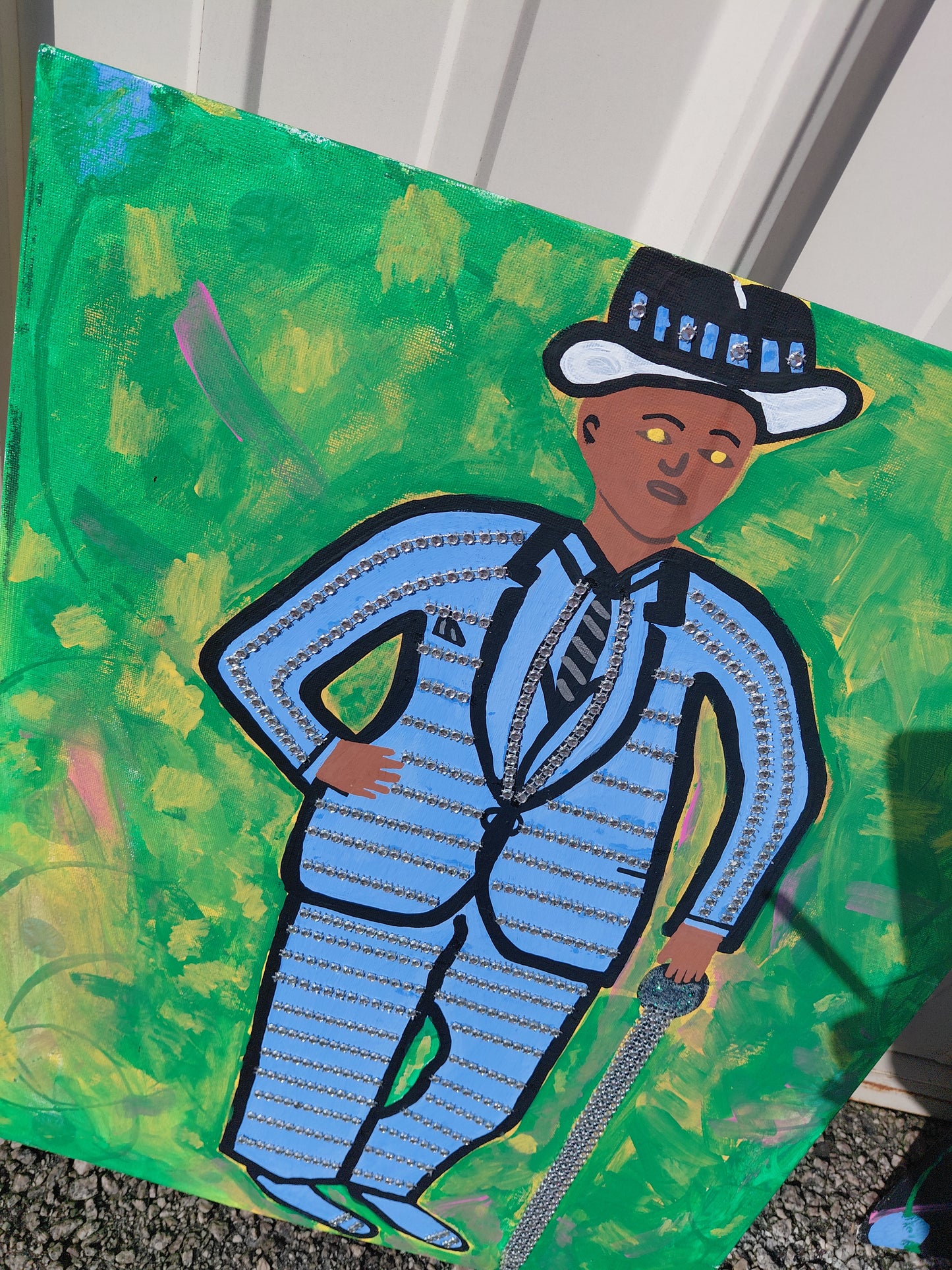 COCOMONEY ART Pimp daddy 1 OF 1 CUSTOM PIECE BY COCOMONEY canvas painting