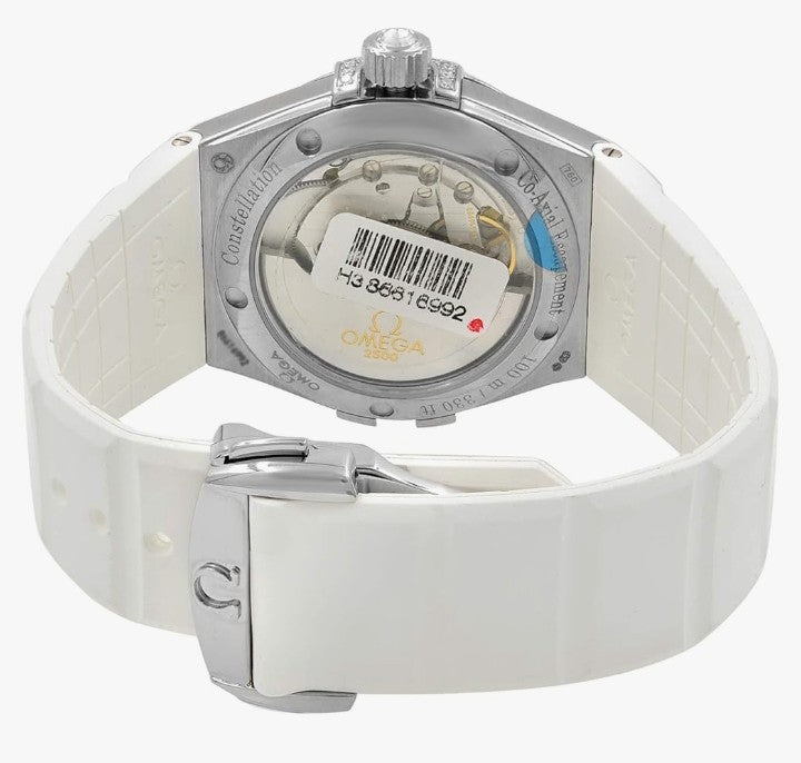 Omega
Omega Constellation 18k White Gold MOP Dial Diamond Watch 123.57.35.20.55.005