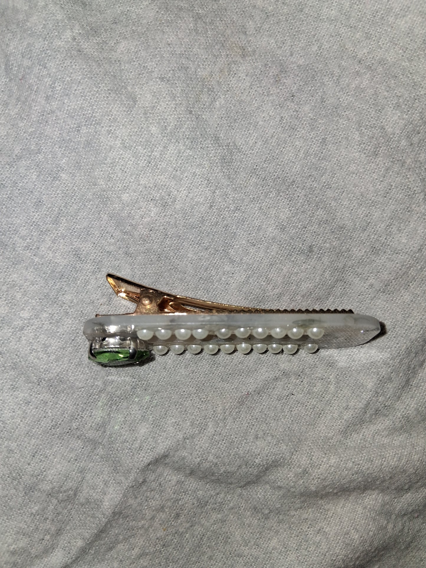 COCOMONEY HAIR CLIP 3INCH CUSTOM 1 OF A KIND PIECE with gemstones