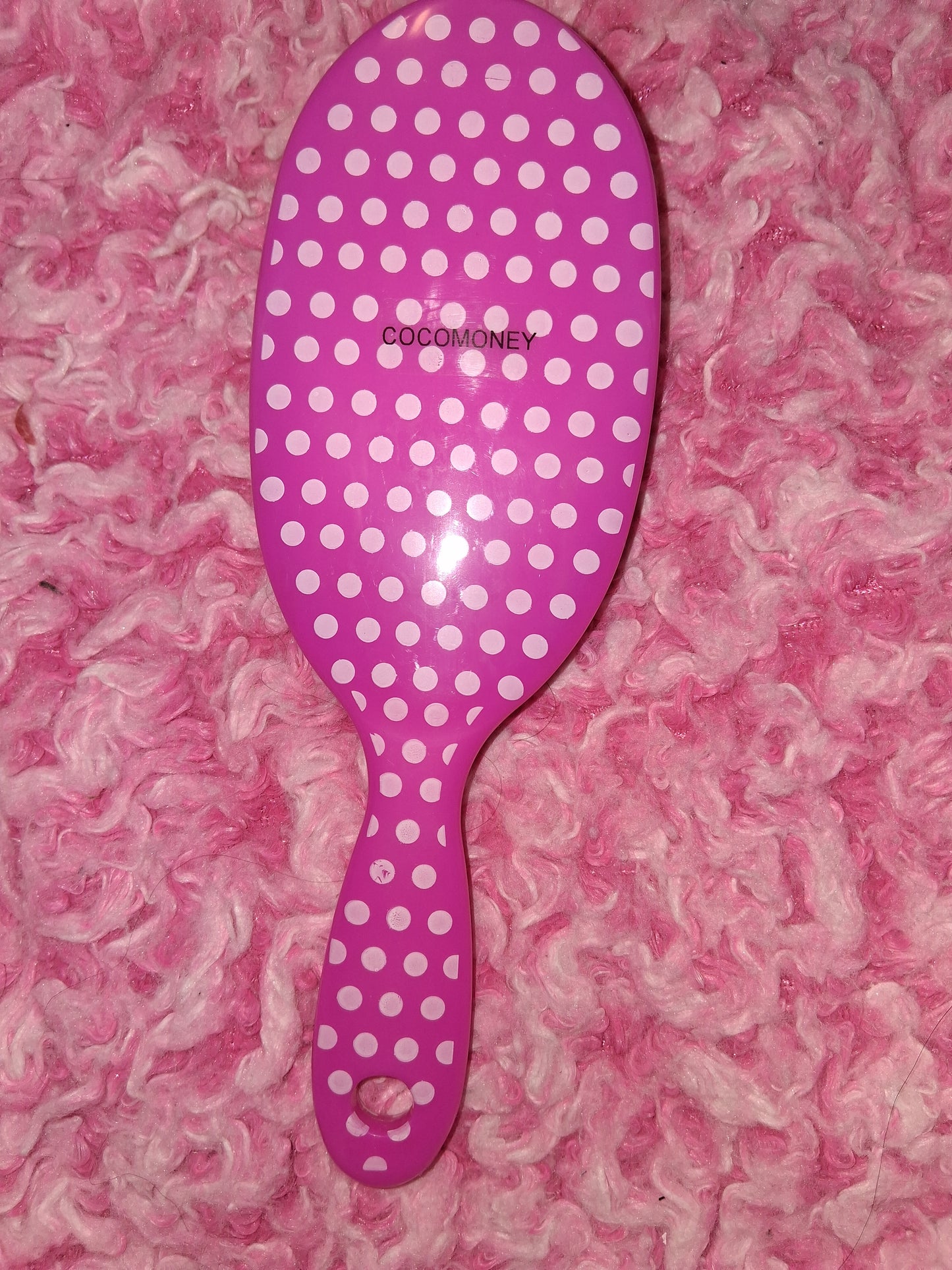 COCOMONEY HAIR BRUSH FULL SIZE PLASTIC with free gift