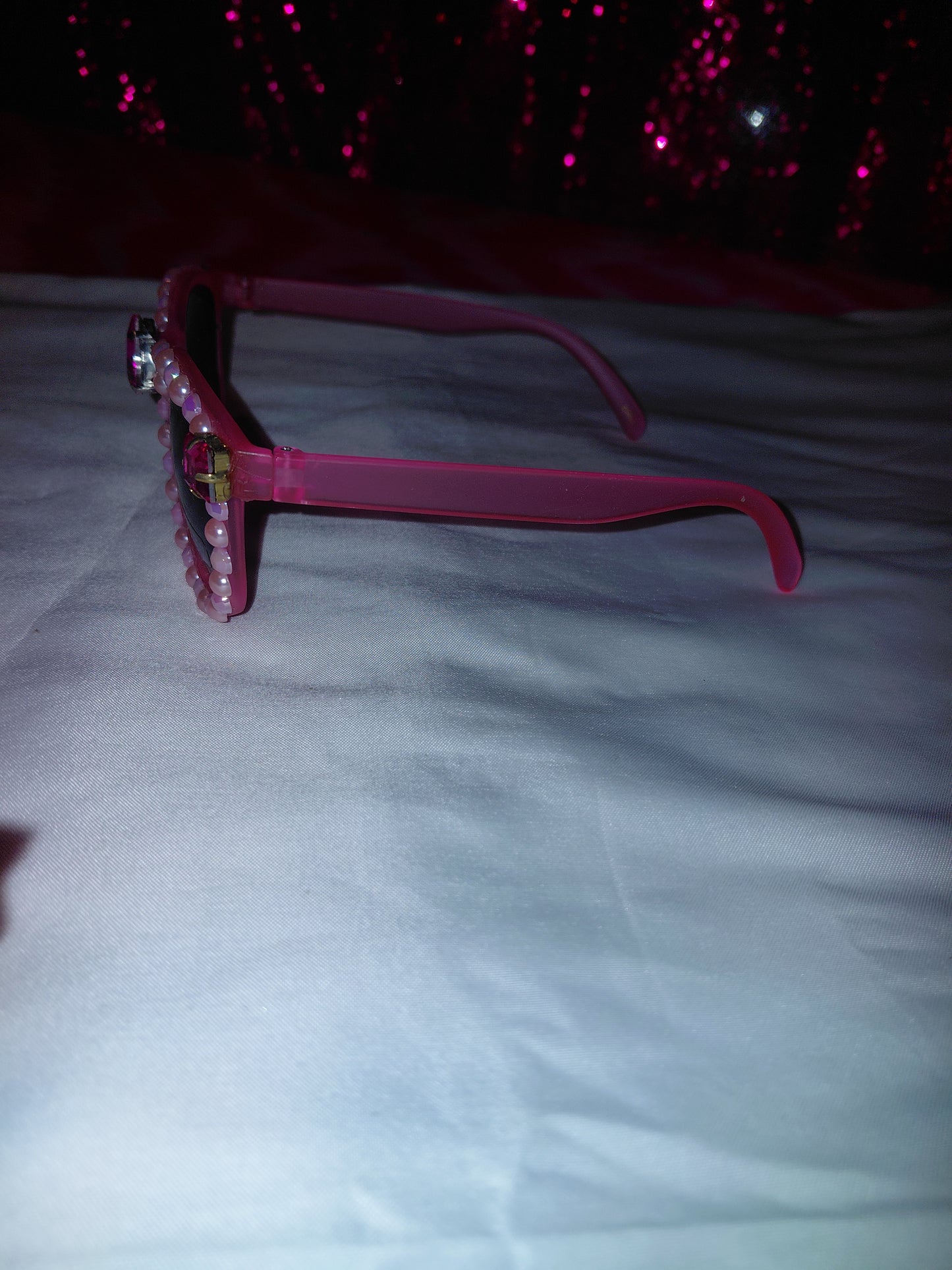 Cocomoney Glasses custom 1 of 1 pair sunglasses gemstones plastic materials uv COCOMONEY.STORE
