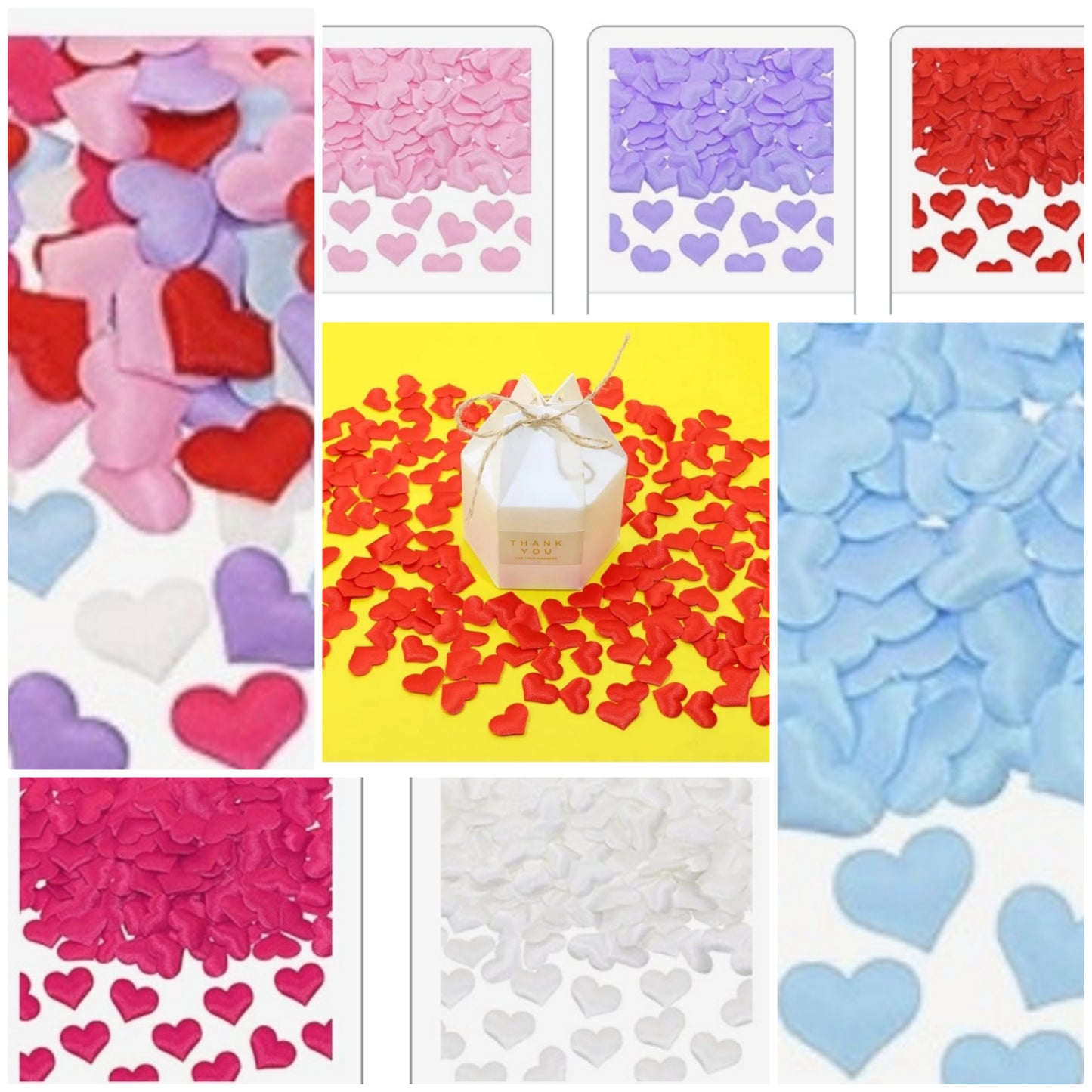 200Pcs Sponge Confetti Decor Flower Confetti Heart Shape Petals Confetti Table Wedding Decoration Glitter Confetti for Wedding Party Valentine's Day Scatter Ponge Petal Confetti 1 pack 1 color