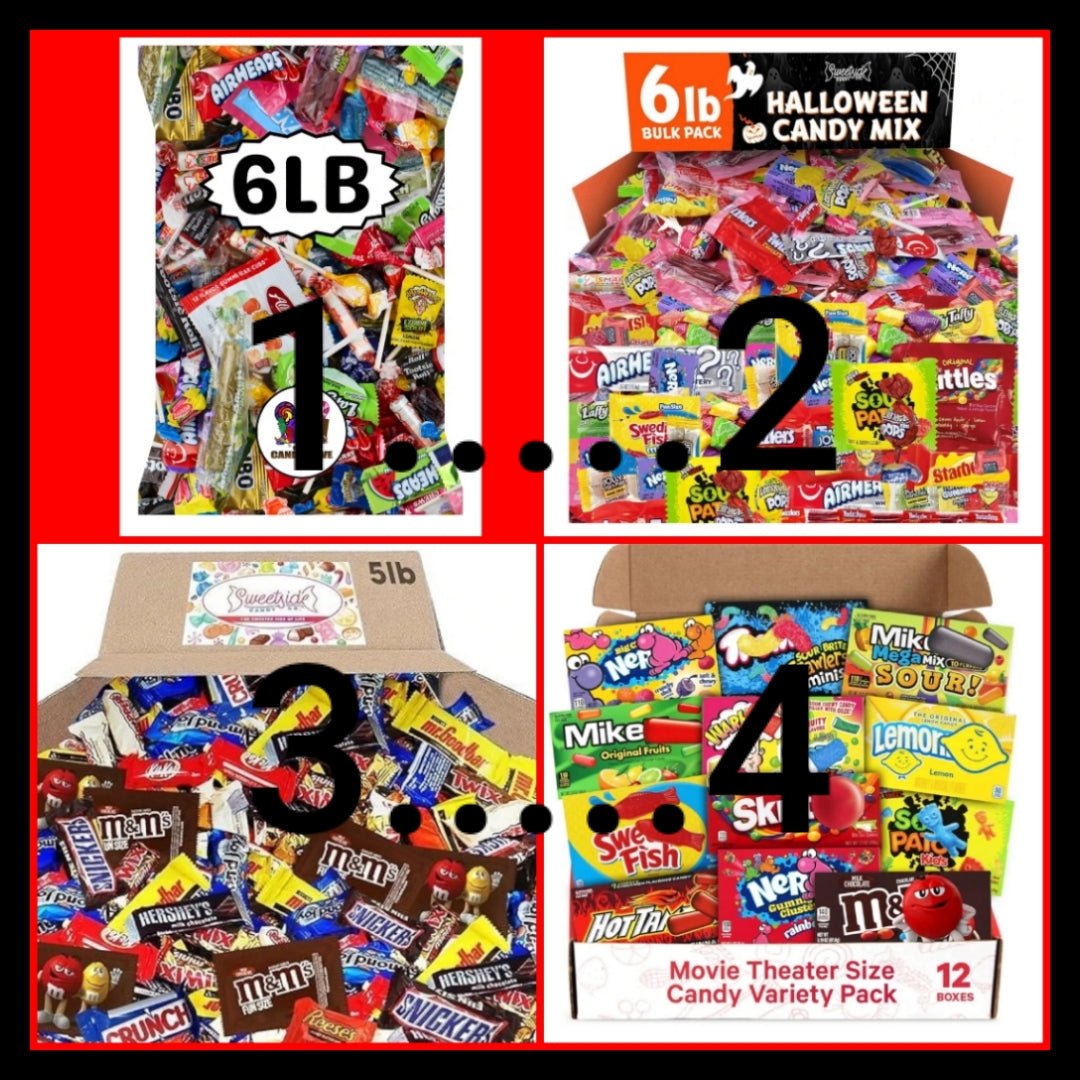 Candies choose your package below as seen in photo