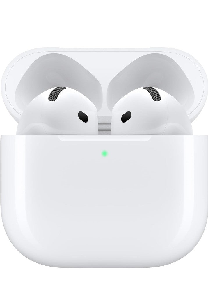 Apple AirPods 4 Wireless Earbuds, Bluetooth Headphones, with Active Noise Cancellation, Adaptive Audio, Transparency Mode, Personalized Spatial Audio, USB-C Charging Case, Wireless Charging, H2 Chip