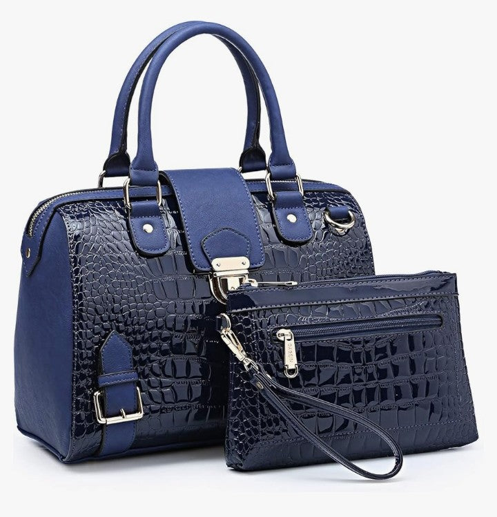 Handbags Purses Fashion Satchel Bags Top Handle Shoulder Bags Vegan Leather Work Bag