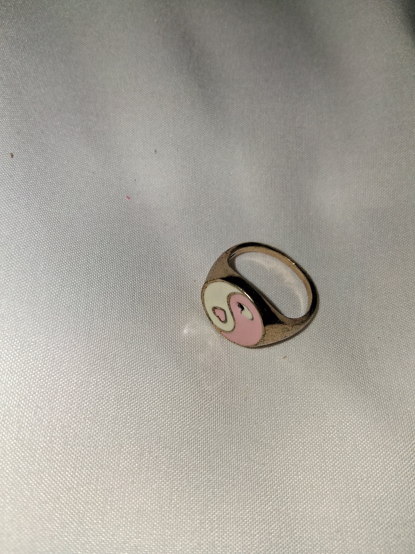 Gold costume ring COCOMONEY