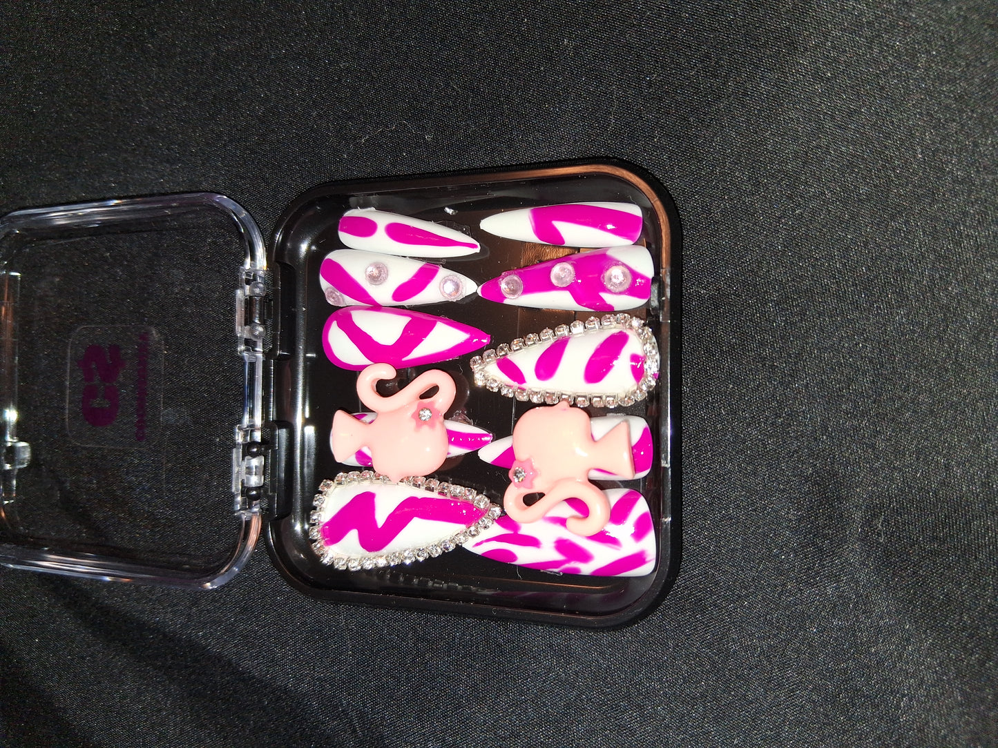 COCOMONEY NAILS CUSTOM ONE OF A KIND PIECES WITH NAIL BAG AND FREE GIFTS ACRYLIC
