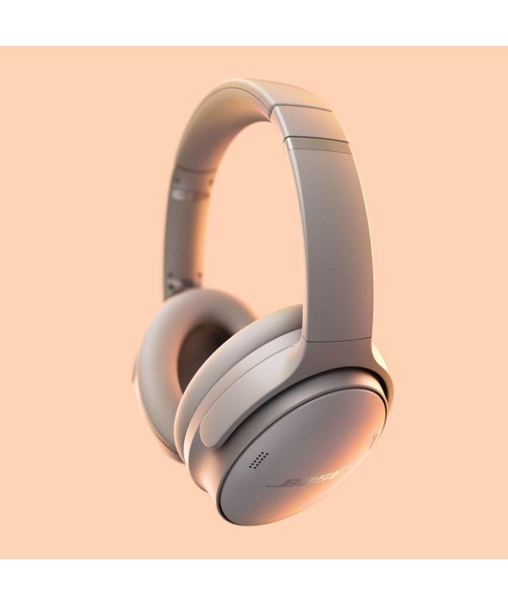 Bose QuietComfort Wireless Noise Cancelling Headphones, Bluetooth Over Ear Headphones with Up to 24 Hours of Battery Life, Sandstone - Limited Edition Color