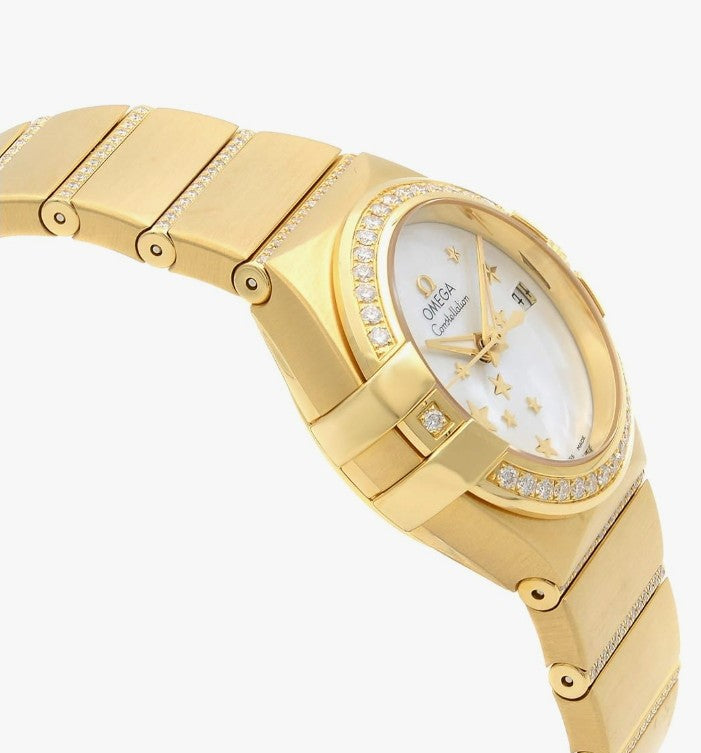 Omega
Omega Constellation Solid 18k Yellow Gold Diamond Women's Watch 123.55.27.20.05.002