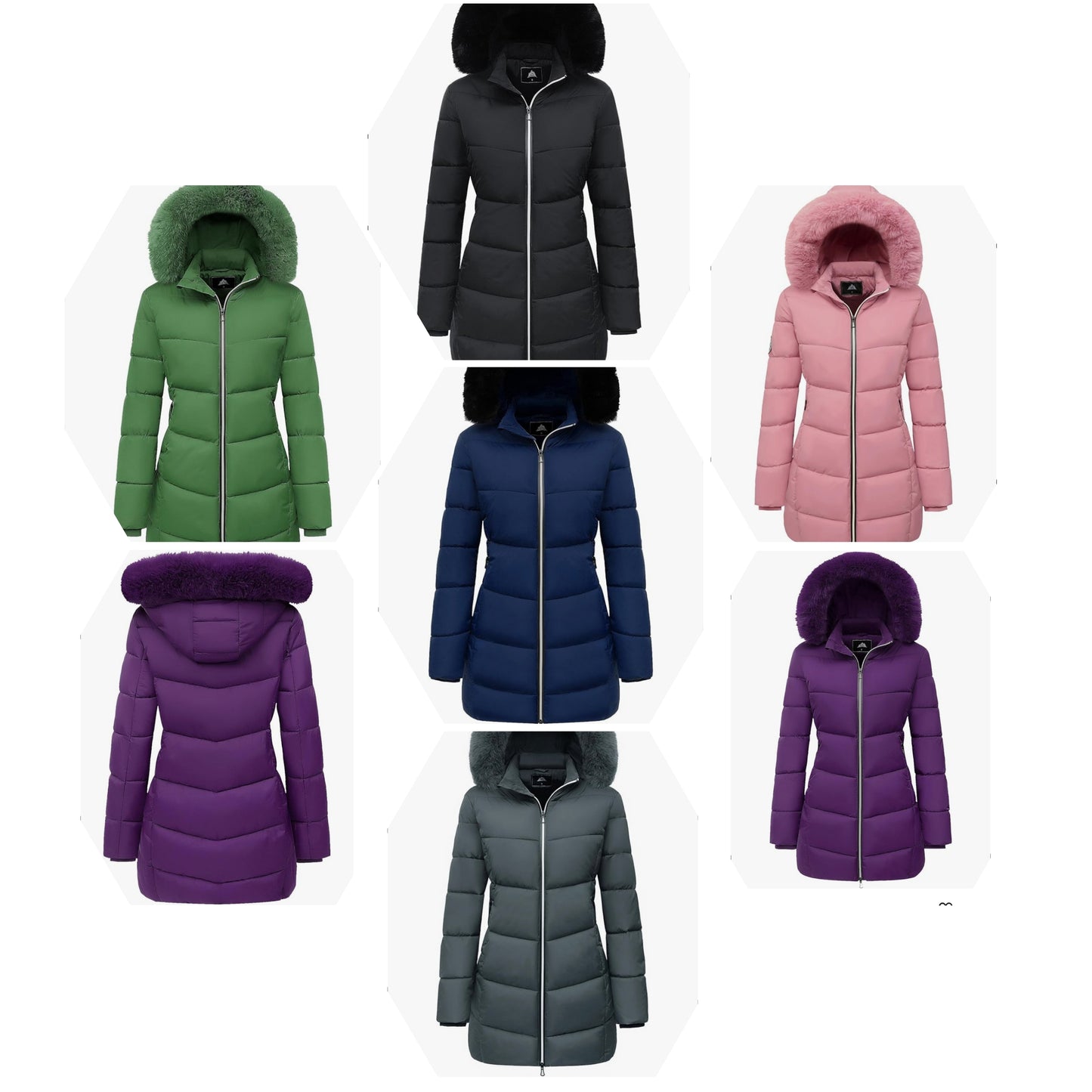 Women's Winter Windproof Warm Down Coats Waterproof Thicken Hooded fashions Puffer Jacket