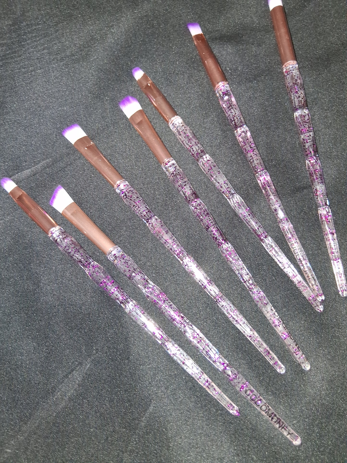 COCOMONEY MAKEUP BRUSH SET 7PC purple with free gift 🎁