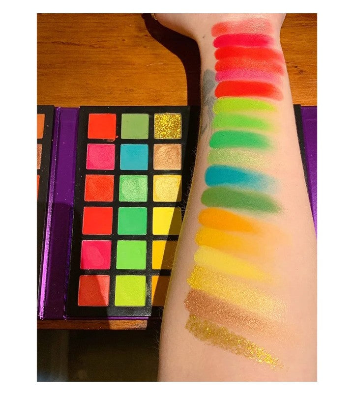 72 Colors Ultra Secret Eyeshadow Palette, 4 in1 Color Board Matte Shimmer Glitter Nude Natural All In One Makeup Palette Blendable Pigmented Make Up Eye Shadow Pallet Gift Kit