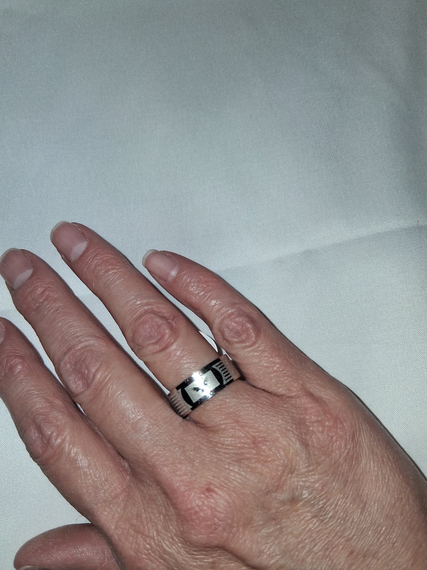 COCOMONEY Men's ring costume jewelry size 8 stainless steel