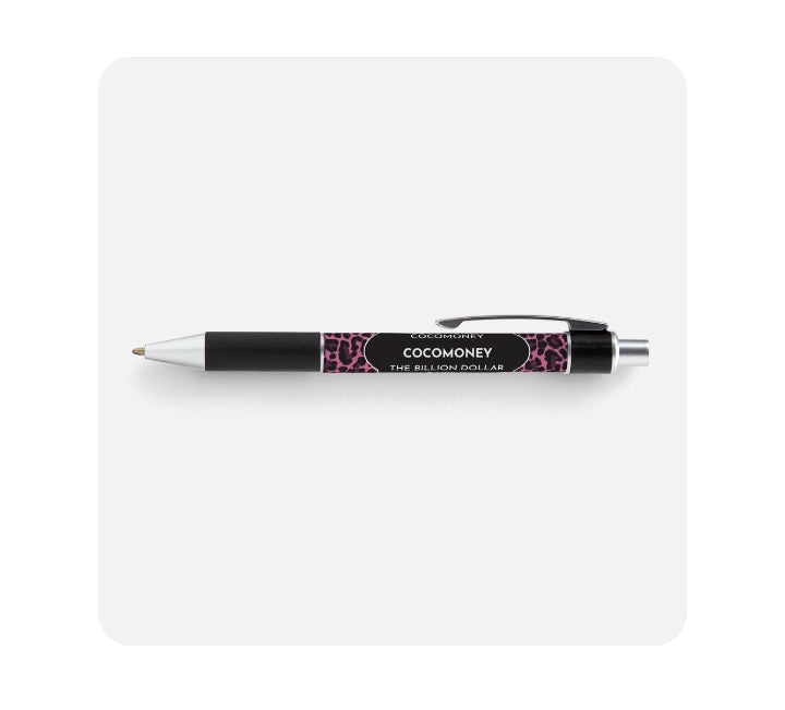 COCOMONEY INK PEN LEOPARD Pink