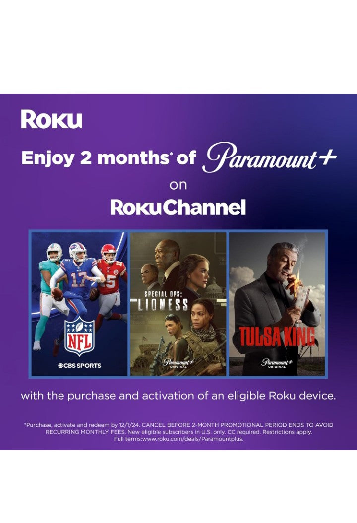 Roku Streaming Stick 4K | Portable Roku Streaming Device 4K/HDR/Dolby Vision, Roku Voice Remote, Free & Live TV
